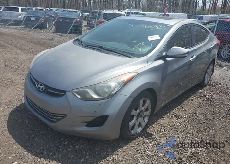 2012 Hyundai Elantra Limited (Ulsan Plant) z USA, uszkodzony, nr VIN KMHDH4AE1CU221482